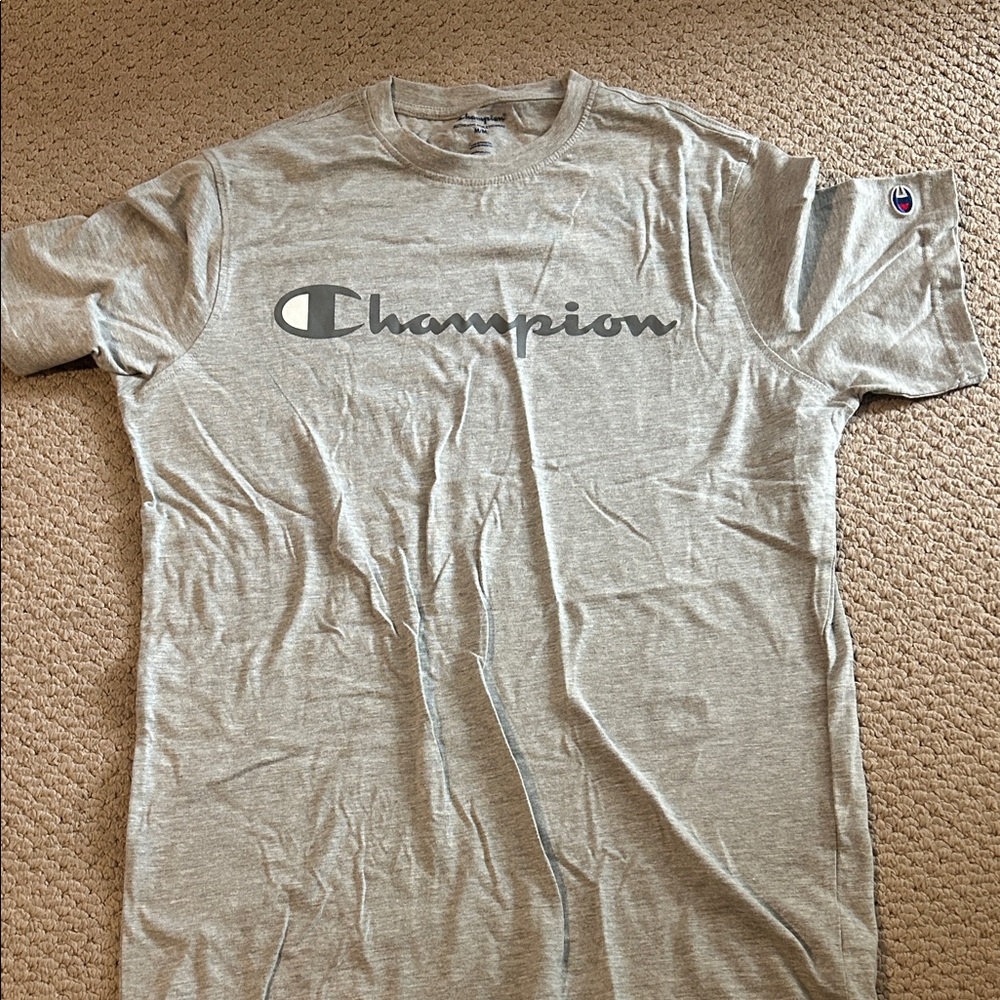Champion Heather Gray Short Sleeve Tee